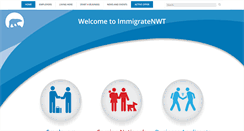 Desktop Screenshot of immigratenwt.ca